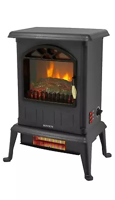 ROVSUN 22.4 Inch Electric Fireplace Infrared Quartz Heater With 2 Heat Settings • $58