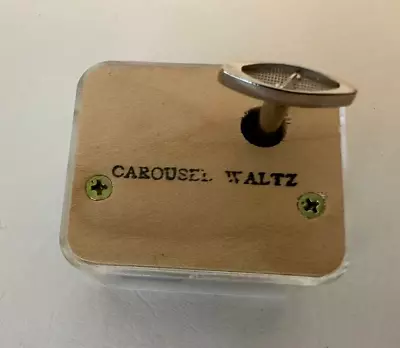 Vintage Sankyo Japan Replacement MUSIC BOX & Key Plays Carousel Waltz Tune • $12