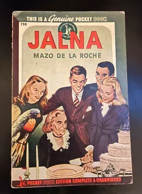 Jalna Mazo De La Roche 1945 1st Pocket Book Vintage Paperback Wartime Book • $15