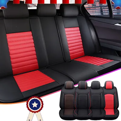 Car Seat Covers Front Full Set Leather For Mercedes-Benz Seat Protector Cushions • $199.98