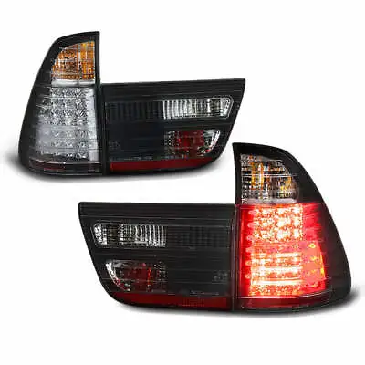 $294.99 • Buy Black Led Tail Brake Signal Lights Lamps For E53 2000-2006 Bmw X5