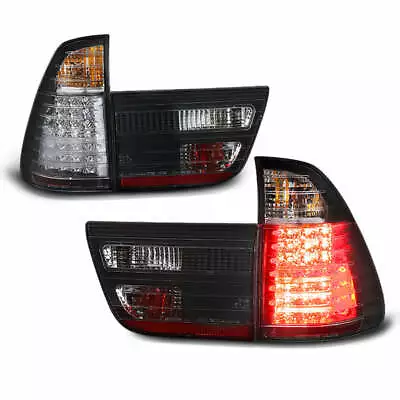 $294.99 • Buy Black Led Tail Brake Signal Lights Lamps For E53 2000-2006 Bmw X5
