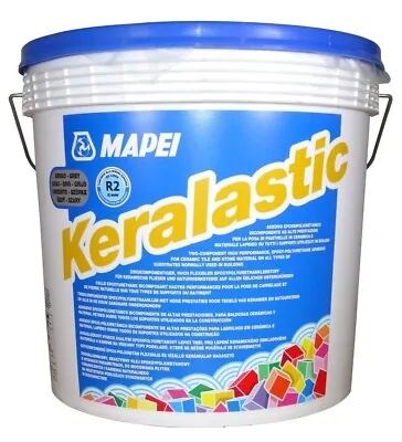 Mapei Keralastic Grey Tile Adhesive For Use On Metal Wood PVC & Rubber 10kg • £113.30