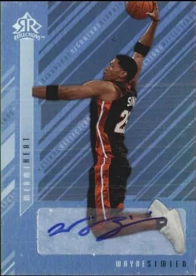 2006-07 Reflections Signature Silver Heat Basketball Card #WS Wayne Simien Auto • $5.60