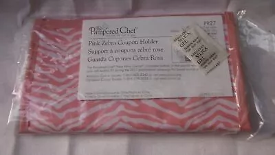 PAMPERED CHEF Pink Coupon Wallet Help Whip Cancer PR27 2011 NIP • $14