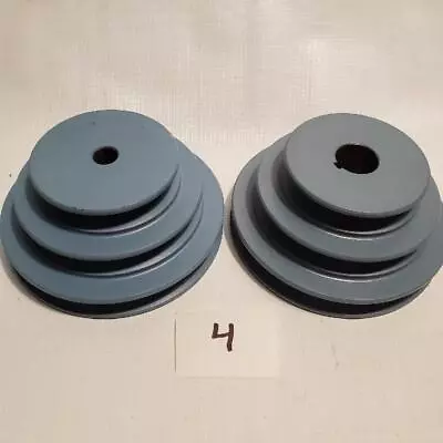 Step Pulley 3 4 & 5 Groove Cast Iron NEW -  Machine Tool Quality   A8 • $67.18