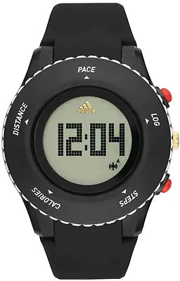 Adidas ADP3220 Sprung Men's Sport Digital Chronograph Plastic Watch Black Strap • $74.95