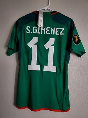 Santiago Gimenez Signed Mexico Jersey With VIDEO PROOF  • £275.55