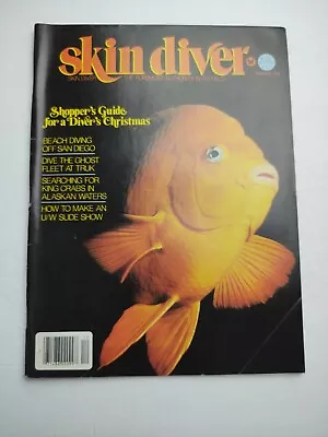 Vintage SKIN DIVER MAGAZINE December 1978 Single Issue Magazine.  • $15.59