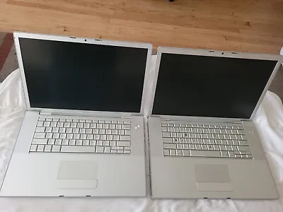 2 Apple MacBook Pro A1150 Laptop Silver - 15.4   *For Parts • $49.99