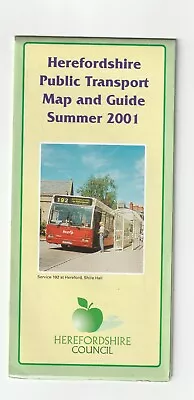 Herefordshire Travel Map 2001 • £0.99