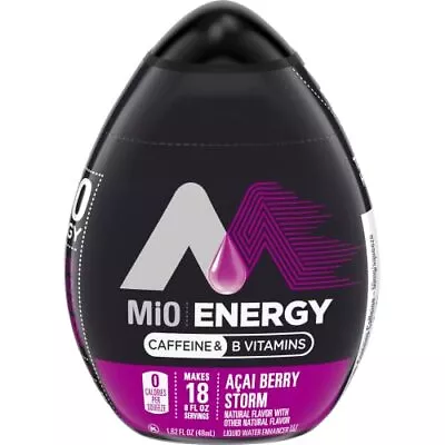 Mio Energy Liquid Water Enhancer Acai Berry Storm Caffeine & B Vitamins 1.62 FL • $20.92