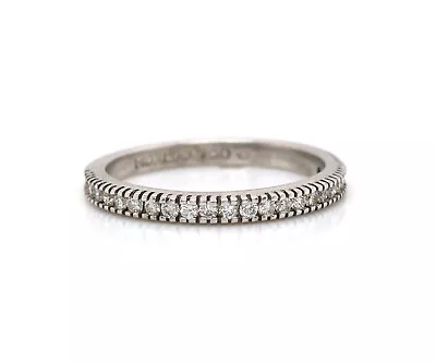 Hidalgo 0.45ctw Diamond Milgrain Wedding Band Ring In 18K  • $600