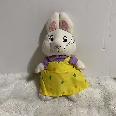 TY Max & Ruby Bunny Rabbit Kid's White Dress-Up Stuffed Animal 7  Soft Plush Toy • $10.40