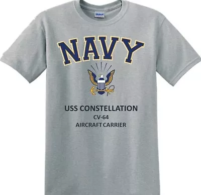Uss Constellation Cv-64*carrier* Navy Eagle *t-shirt. Officially Licensed • $29.95