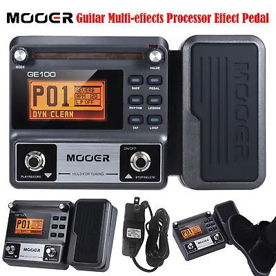 MOOER GE100 Guitar Multi-effects Processor Effect Pedal With Loop Recording Z0M3 • $70.29