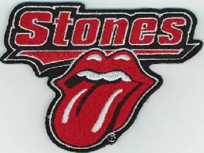 Rolling Stones Embroidered Iron-on Patch  Licensed 75 Mm Diameter Ep 1282 • $11.50