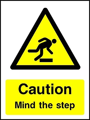 £2.45 • Buy SAFETY SIGN General Warnings - Self Adhesive Waterproof Exterior Vinyl Sticker