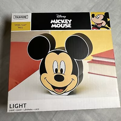 Disney Mickey Mouse Shaped Night Light 6.6 InPaladoneBattery NIB • $11.77