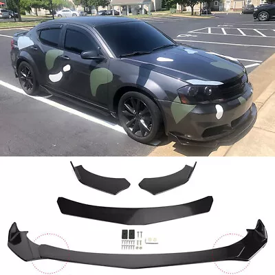 For Dodge Avenger Charger Challenger SRT Front Bumper Lip Splitter Chin Spoiler • $79.70