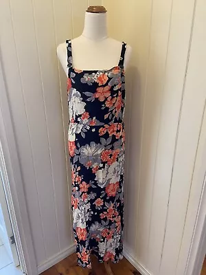 Rusty Floral Maxi Dress Size 10 Great For Casual Wear • $7.50