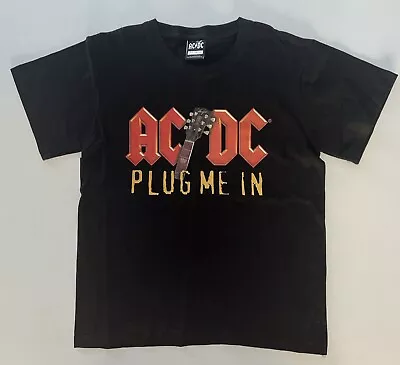 NEW! ACDC Plug Me In Black T-shirt - Size Small - New No Tags! • $19.95