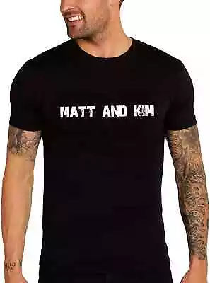 Men's Graphic T-Shirt Matt And Kim Eco-Friendly Limited Edition Short Sleeve • $20.95