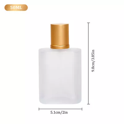 30/50/100ml Glass Empty Fine Mist Pump Spray Bottle Perfume Liquid Atomizer • £5.80