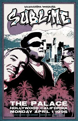 $25 • Buy Sublime 1996 Tour Poster 