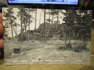 S2 REAL PHOTO Postcard MICHIGAN Esrey Park Copper Harbor Mohawk Lake Superior • $8.99