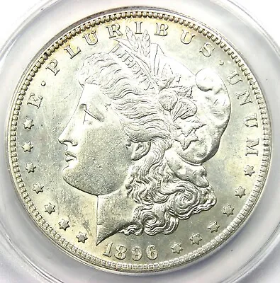 1896-S Morgan Silver Dollar $1 - Certified ANACS AU53 Details - Rare Date Coin! • $1087.75