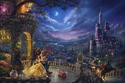 Ceaco Thomas Kinkade - Disney Collection - Beauty & The Beast Dancing In The Moo • $33
