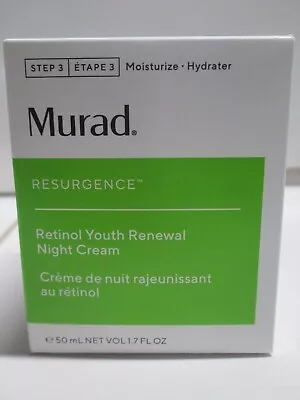 MURAD Resurgence RETINOL YOUTH RENEWAL Night Cream 50ml/1.7FL.OZ  NEW • $63