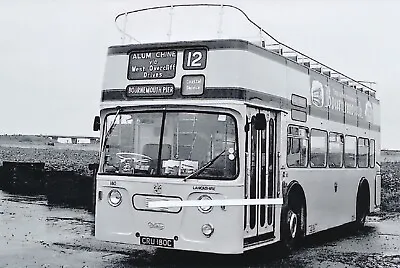 113g  6x4  Bus Photo - Bournemouth Corporation. Fleet No. 180 Reg. No. CRU180C. • £1.50