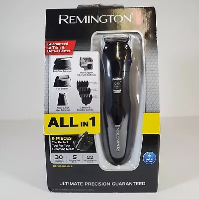 Remington All In 1 Grooming Kit Rechargeable Nose Ear Body Hair Neck Trimmer • $34.95