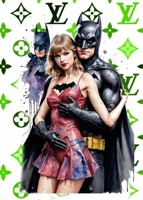 DEATH NYC Ltd Ed Signed AI Street Art Print 45x32cm Batman Taylor Swift Embrace • $199.99