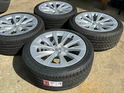 ✅ 2017-2023 OEM Tesla Model 3 SPORT Wheels Rims 19  W/ Tires SET TPMS • $2200