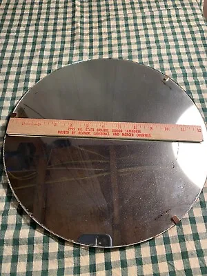 Antique Old 12.5” Round Mirror For Dresser Vanity Jewelry Table • $42.99