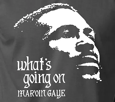 Marvin Gaye WHATS GOING ON T-Shirt Vintage Retro Motown Soul Funk Jazz S-6XL Tee • $16.95