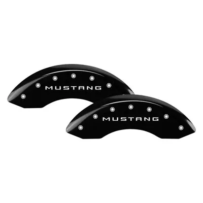 For Ford Mustang 10-14 Caliper Covers Gloss Black Caliper Covers W Mustang / Bar • $289