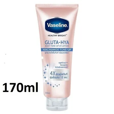 Vaseline Healthy Bright Gluta HYA Body UV Lotion Niacinamide Tone Up 170ml • £32.99