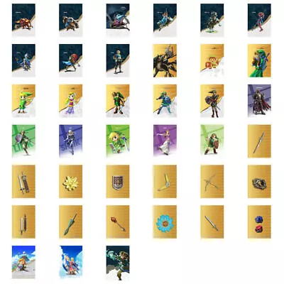 39Pc The Legend Of Zelda NFC Mini Amiibo Card Tears Of The Kingdom Amiibo Cards; • $22.99