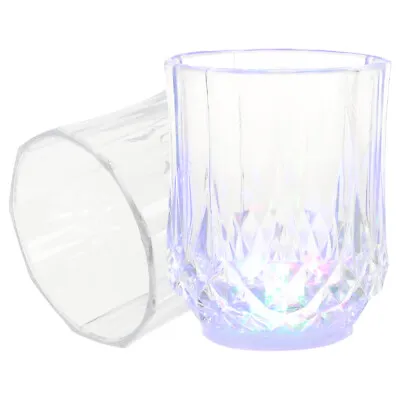 2 Pcs Lighted Wine Glasses Wine Cups Goblet Led Tumbler Led Drinking • £7.35