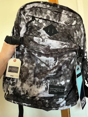 £29.99 • Buy JANSPORT BACKPACK / MAIN CAMPUS / INK BLOT BLACK  / 32L / 43 X 32 X 17 Cm / NEW