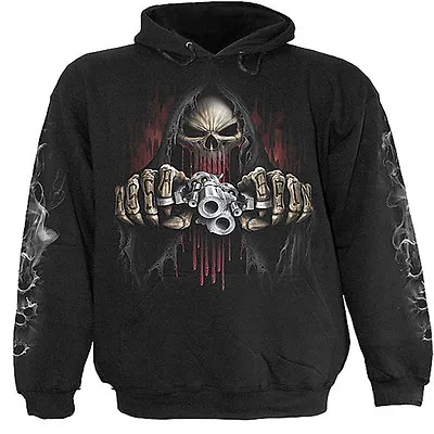 £42.99 • Buy Spiral Direct ASSASSIN Hooded Sweatshirt,Guns/Reaper/Skull/Gothic/Hood/Pullover