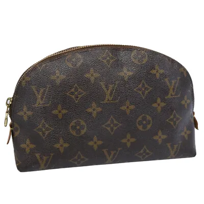 LOUIS VUITTON Monogram Pochette Cosmetic GM Cosmetic Pouch M47353 LV Auth 60561 • $294.40