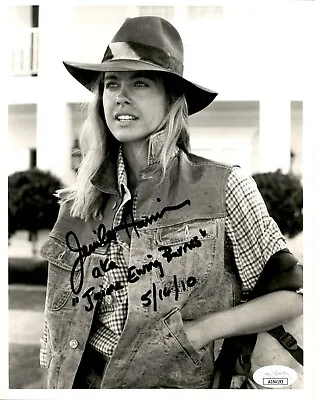 Jenilee Harrison Signed Dallas Inscribed CBS Wire Publicity 7x9 Photo #1 JSA COA • £96.50