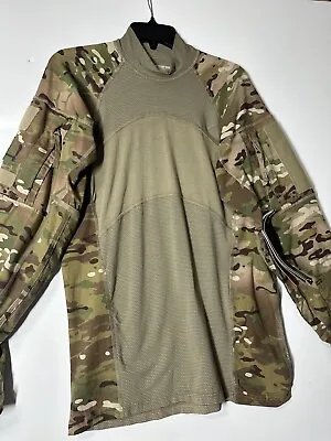 US Army Combat Shirt-Flame Resistant-Men's Medium-Camo-Military- Long Sleeve-NWT • $28.80