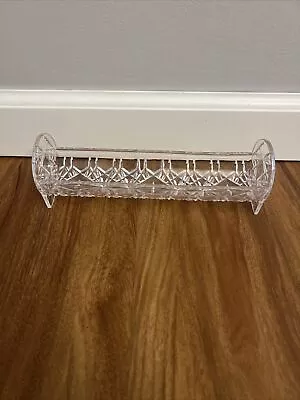 Vintage Crystal Lucite Cracker Holder Tray Mid Modern Century Style￼ • $20