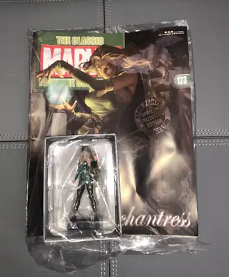 Eaglemoss Marvel Classic Collection Enchasntress No 123 Display Figure And Mag • £9.99
